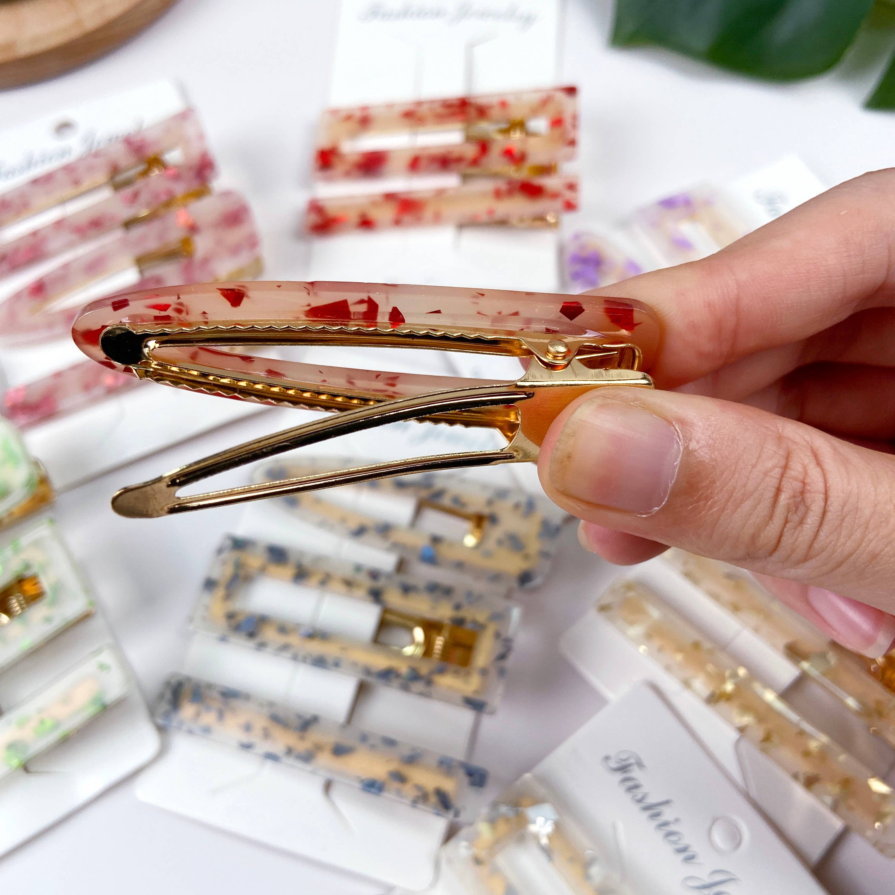 SoapElenGlen - Wholesale Hair Clip - Women's - 3 pcs colorful candy bangs hair clip8