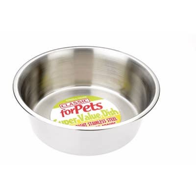 Classic Pet Products – wholesale Pet bowl – Cat/dog – S.V.S. Steel Dish 4700ml - Pack of 120