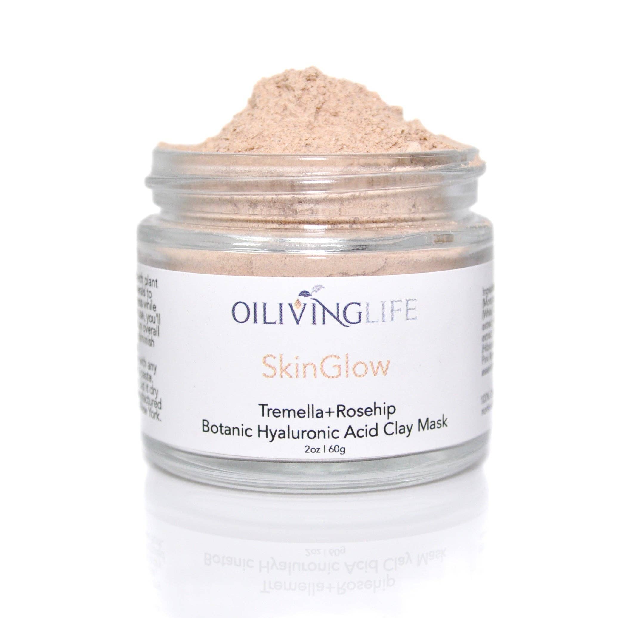 Oilivinglife - Wholesale Skincare Face Mask - SkinGlow Botanic Hyaluronic Acid Clay Mask1