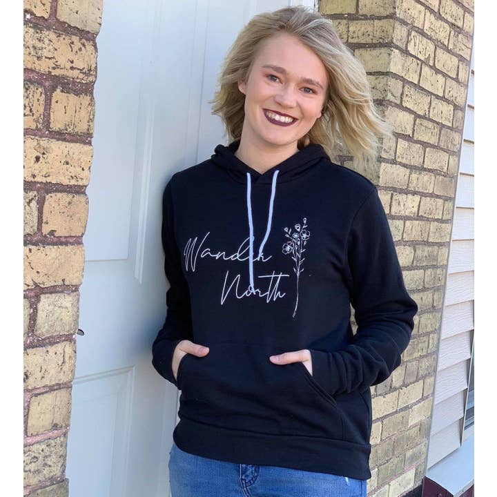 Wander North Hooded Sweatshirt for wholesale by Section 21 Apparel