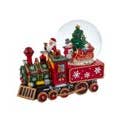 Kurt S. Adler, Inc. - Wholesale Christmas Decoration - 120MM Musical Santa Driving Train Water Globe