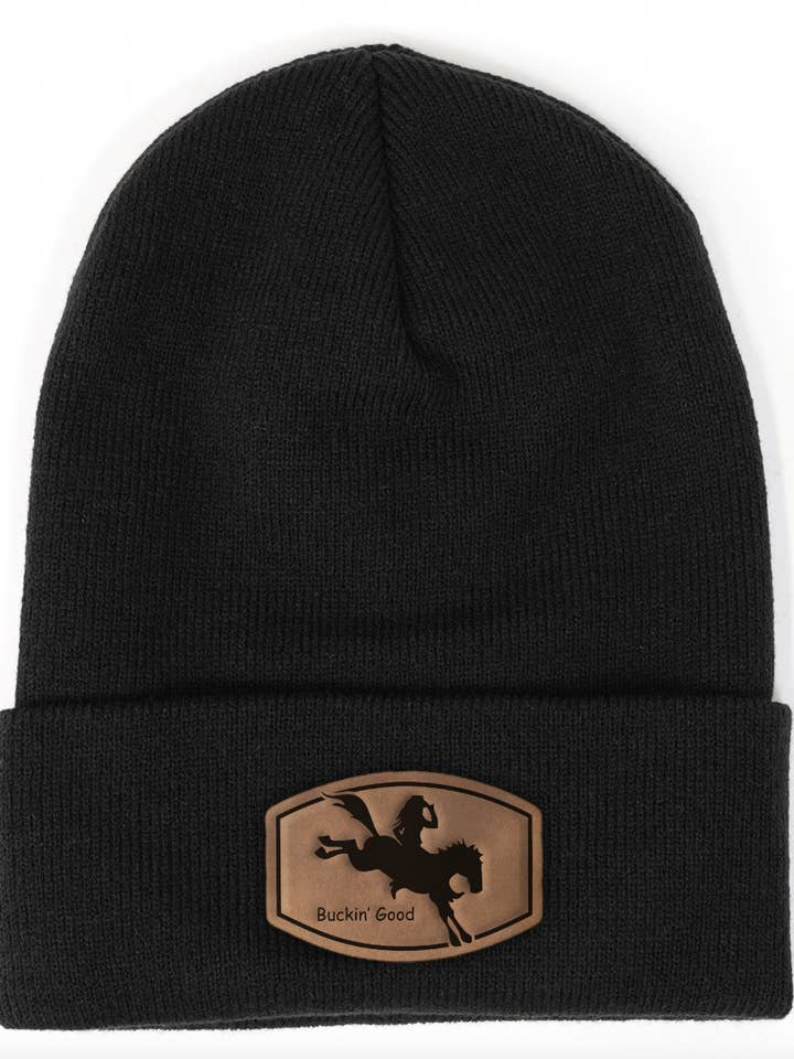 Buckin' Good Cowgirl Beanie; Knit Beanie for wholesale by buckin’ good products