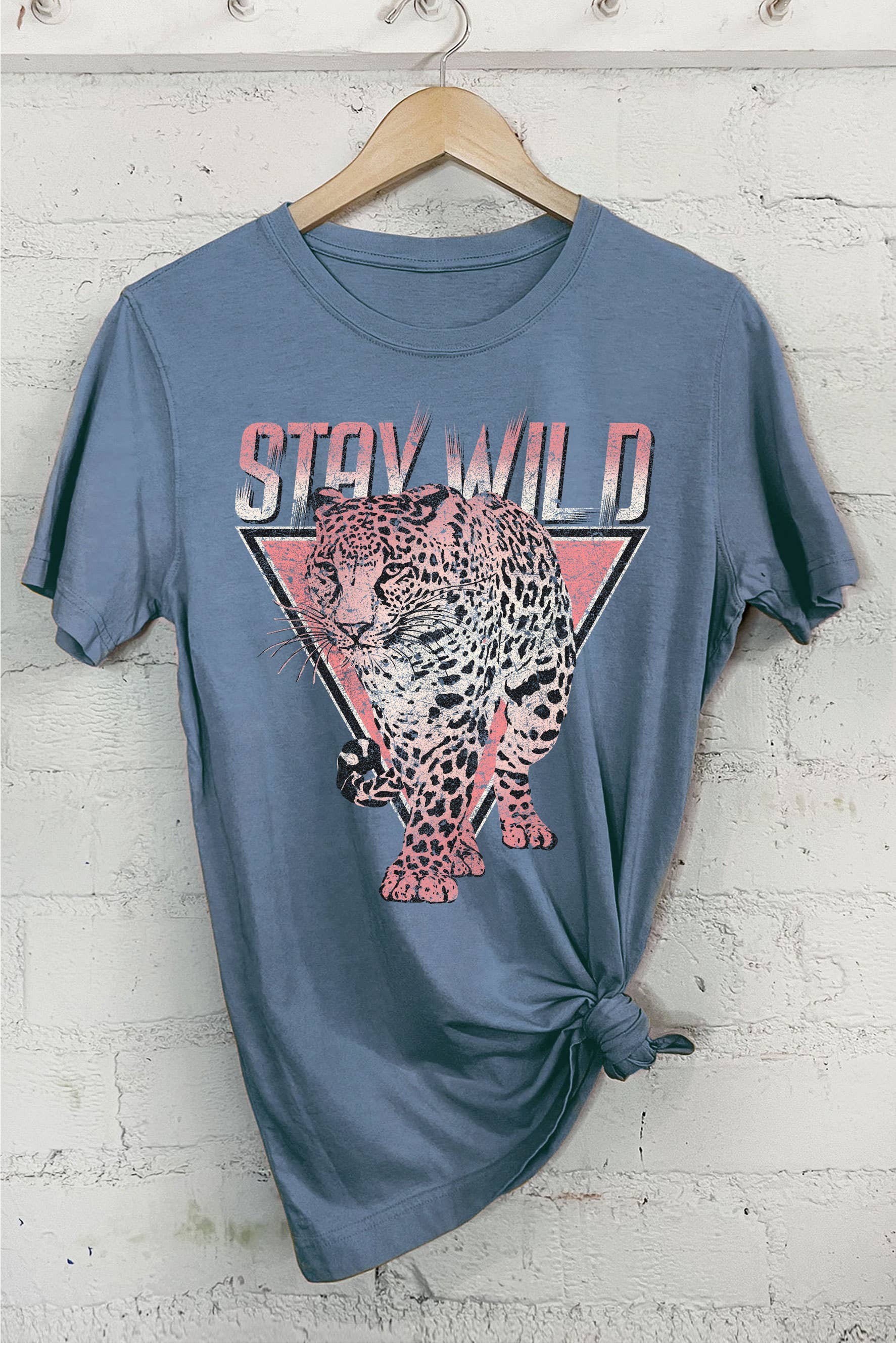 Rustee Clothing - Wholesale Screen Printed T-Shirt - Women's - STAY WILD1