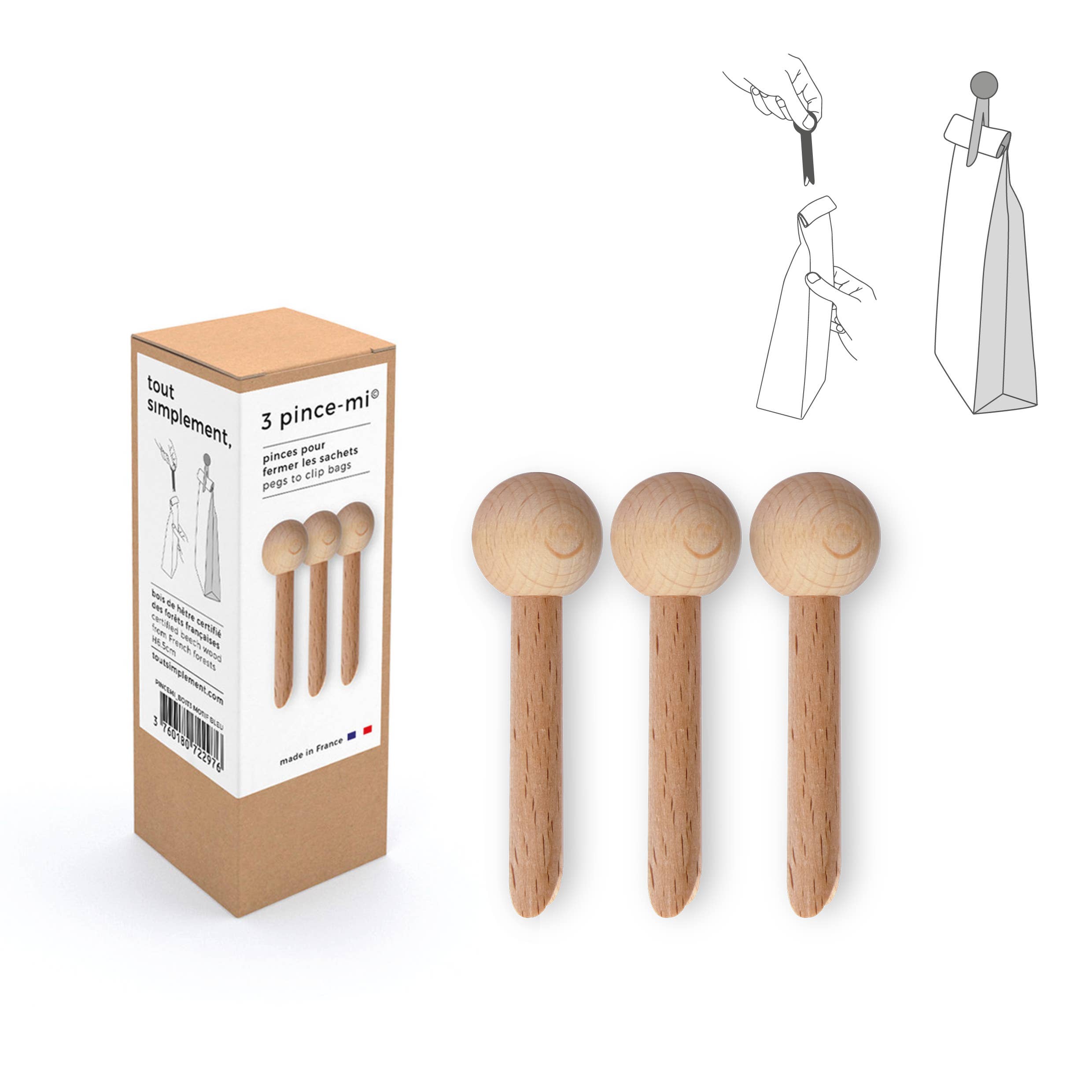 tout simplement – wholesale Kökstång – Display full av 56 lådor med 3 påskklämmor1