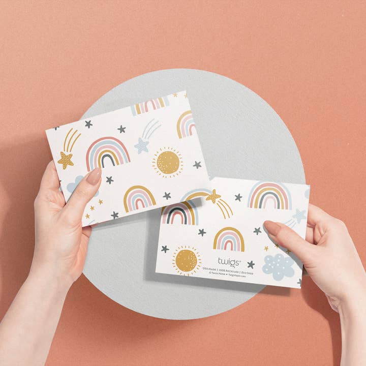 Twigs Paper - Wholesale Stationery/Notecard Set - Rainbow Greeting Card Set | Assorted Notecards7