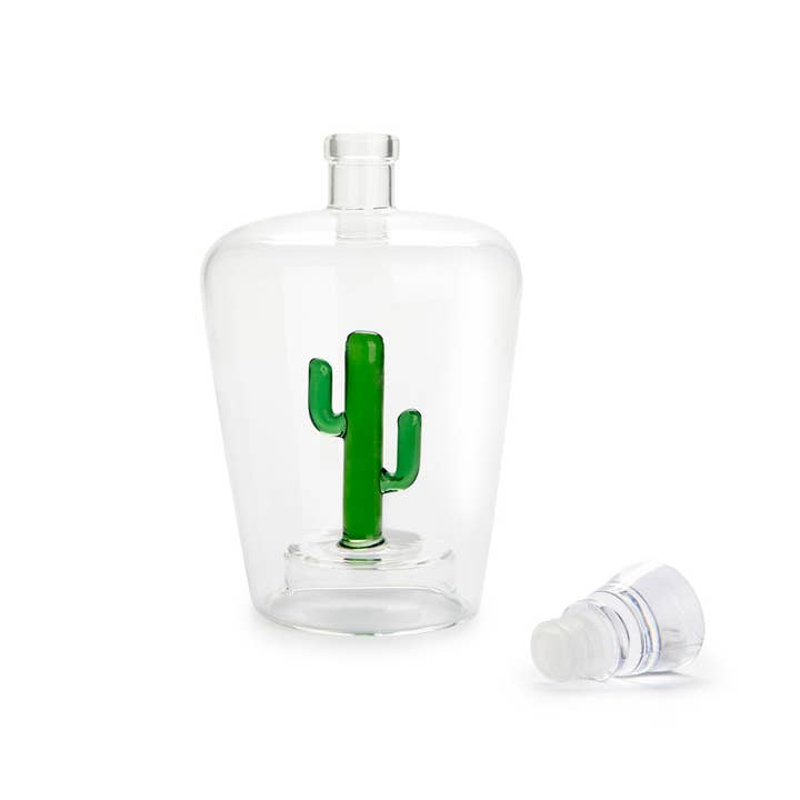 Balvi - Vendita all'ingrosso Dispenser per liquori - Bottiglia per liquore,Cactus,1L,verde,vetro2