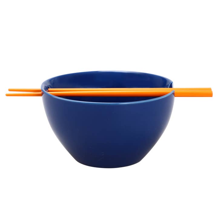 Bioworld Merchandising - Wholesale Bowl - Naruto Uzumaki Eating Noodles 20 oz Ramen Bowl With Chopsticks1