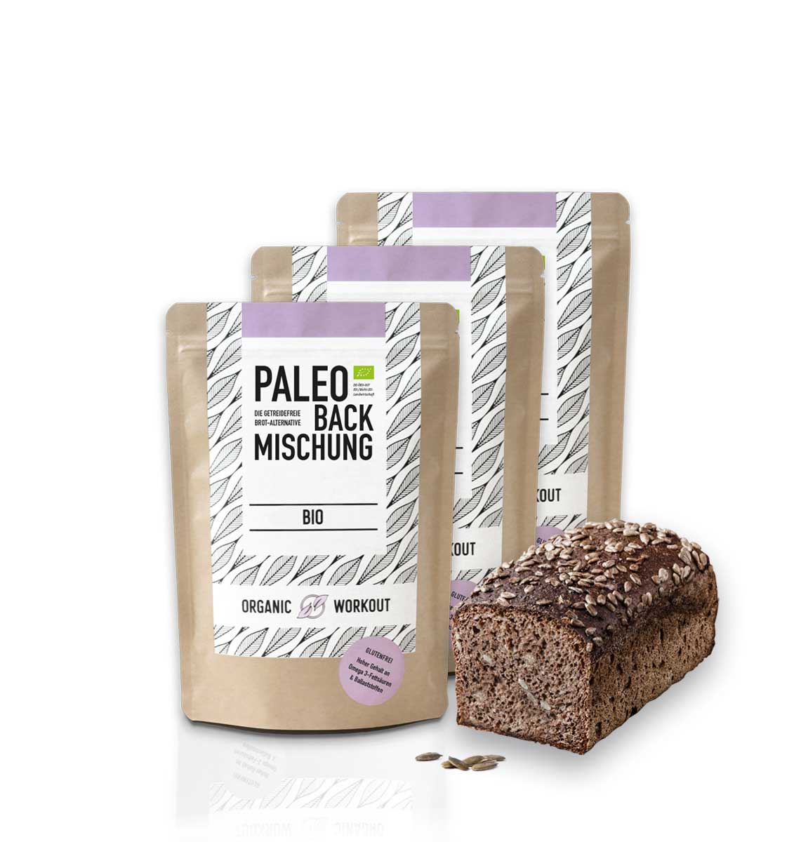 Organic Workout - Vente Mélange pour pain - Mélange de cuisson paléo bio9