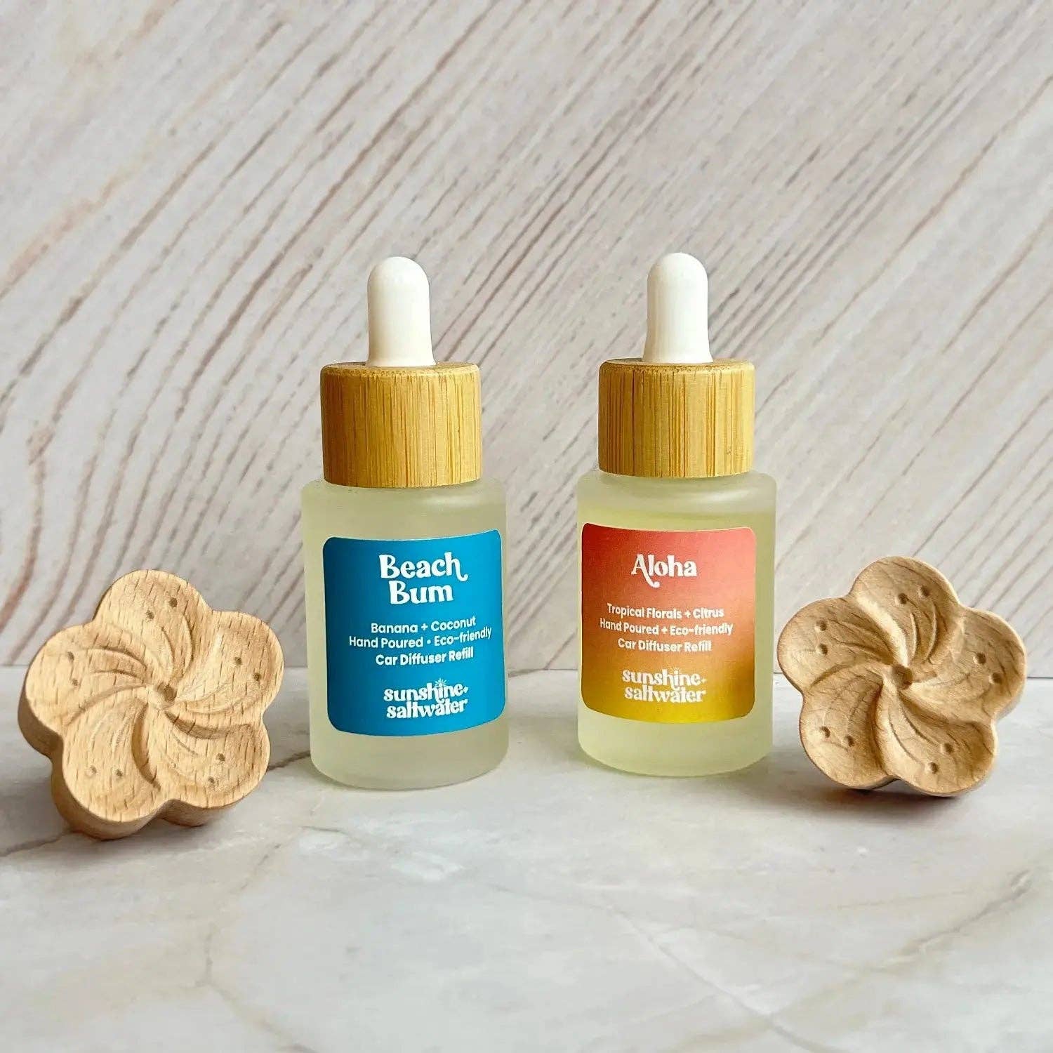 Sunshine + Saltwater - Wholesale Car Freshener - Unisex - Hibiscus Flower 🌺 | Car Diffuser4