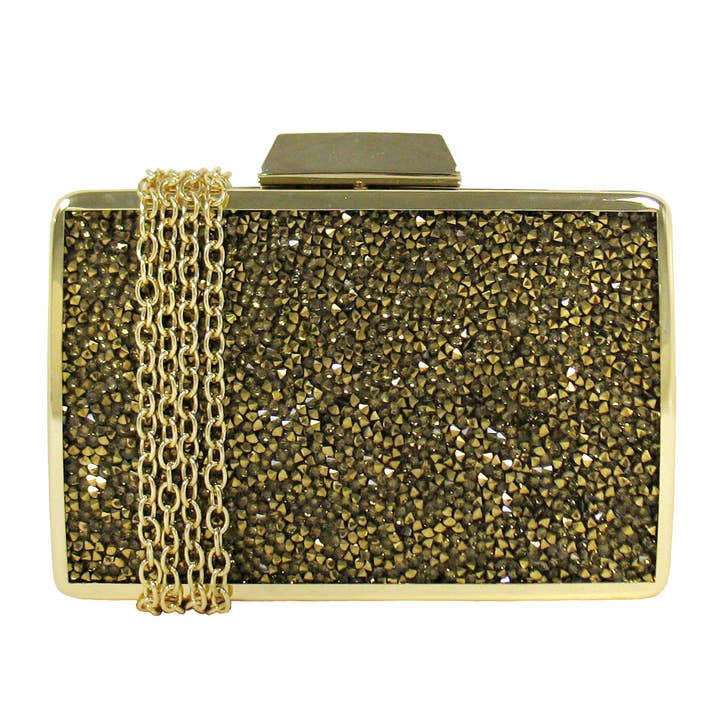 JNBFASHION.COM - Venta al por mayor Bolso de mano - Mujer - Cartera de mano Crystal Accents con estuche rígido1