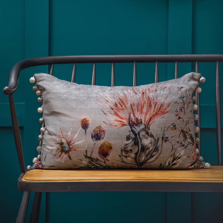 Elysium Printed Cushion Amber for wholesale on Faire
