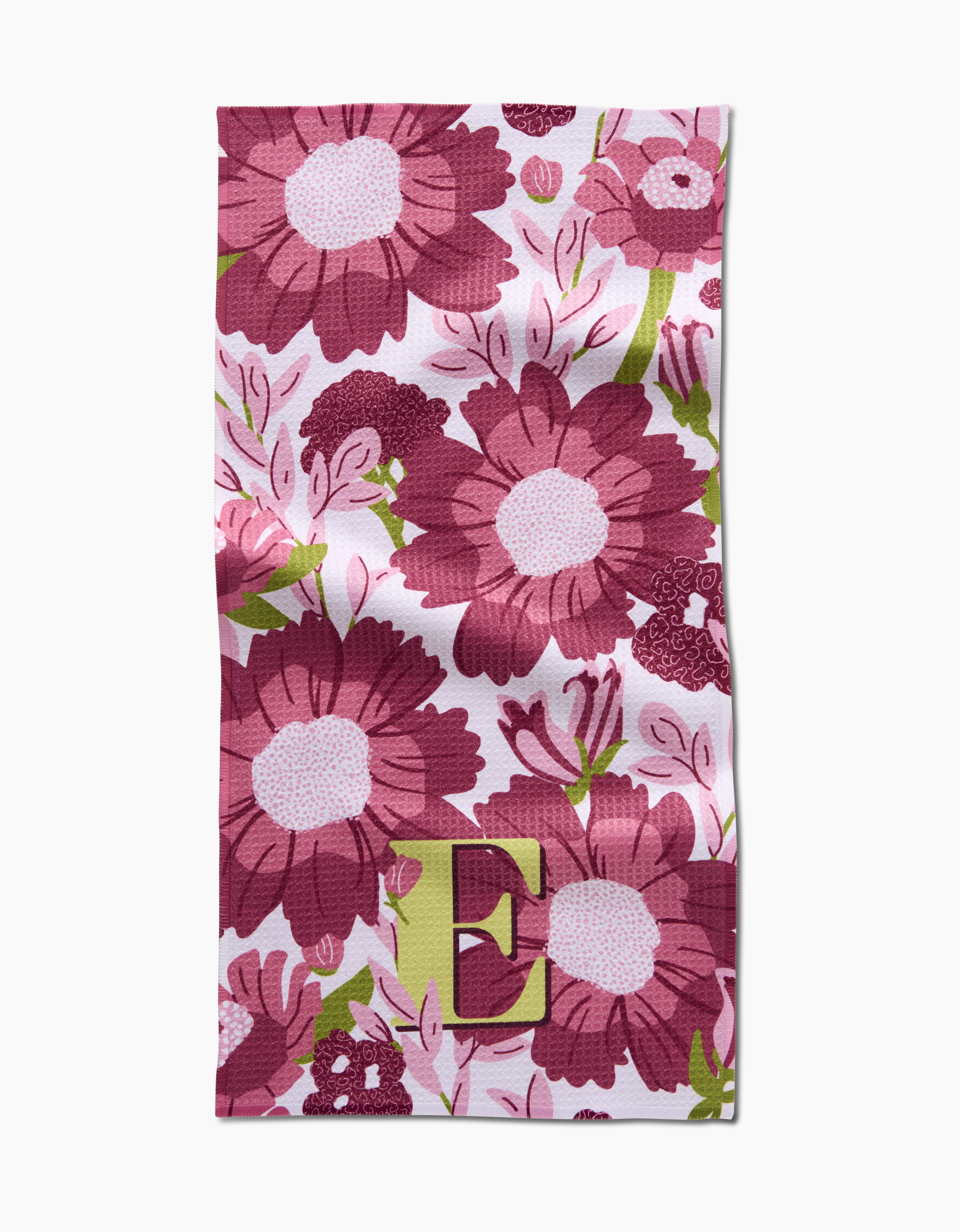 Geometry - Wholesale Tea Towel - Geometry Monogram Floral Bar Towel8