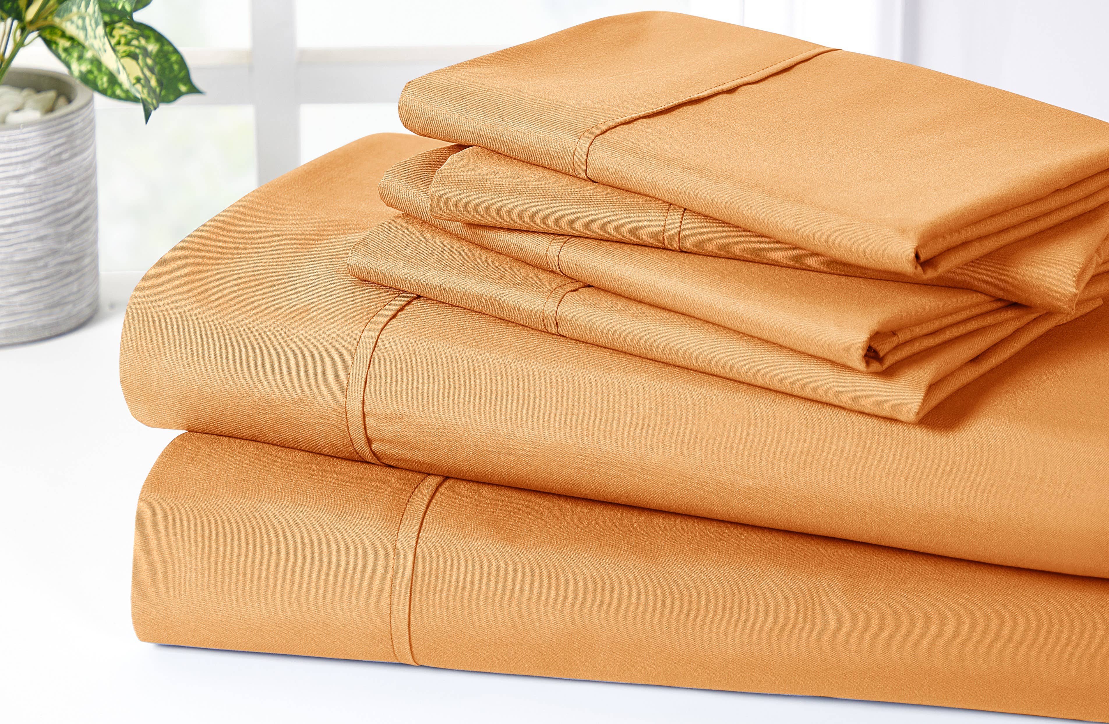 Bed Bath Fashions - Wholesale Sheet Set - Bibb Home 2000 Count 6-Piece Bamboo Sheet Set with Suregrip35