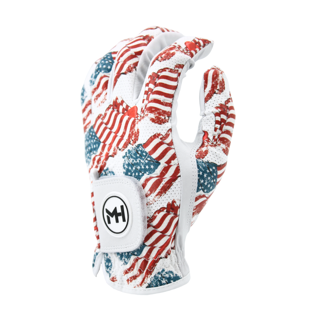 Patriotic USA Flag Men's Golf Glove | MULLIGAN HOOLIGAN® for wholesale on Faire3