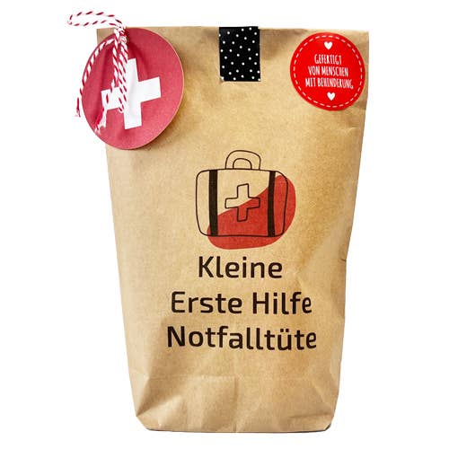 Wunderle GmbH - Wholesale Gift Bag - Emergency bag with bandaid and first aid supplies0