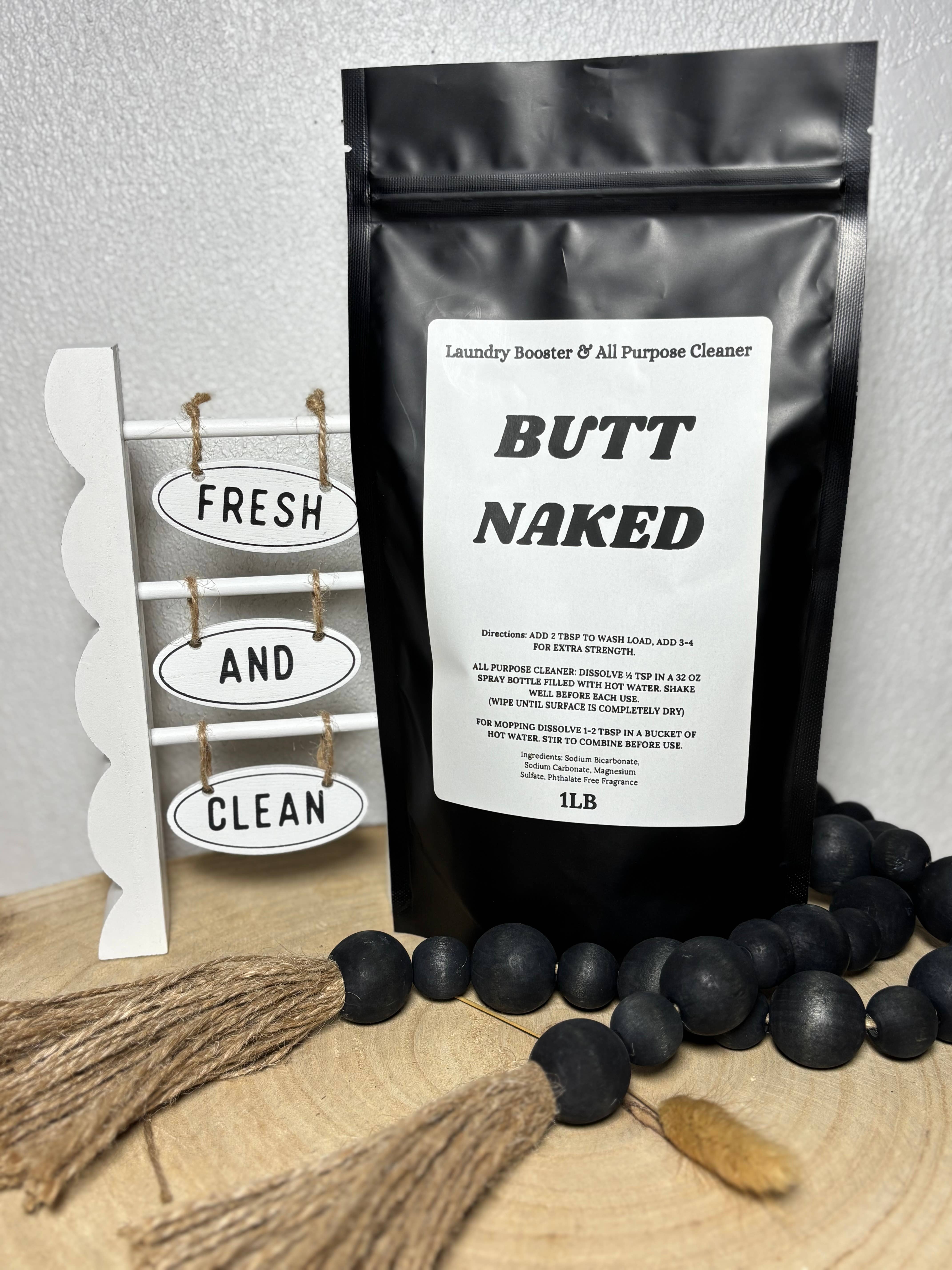 Pink August - Wholesale Laundry Detergent Powder/Pods - Butt Naked Laundry Powder & All Purpose Cleaner