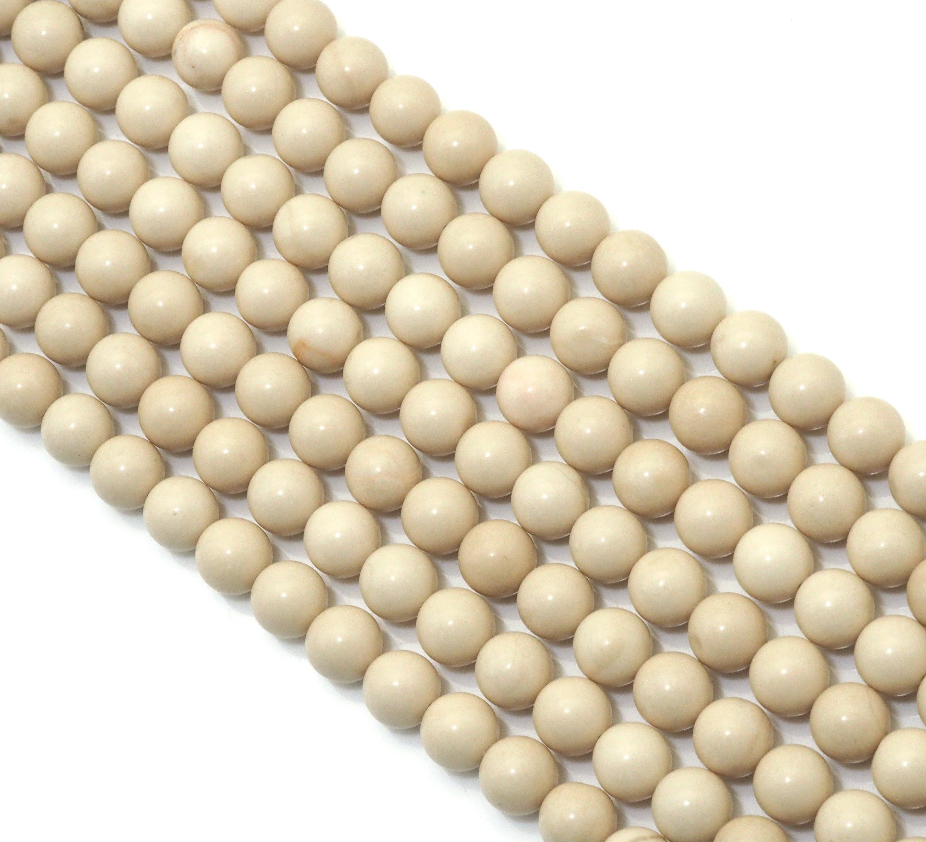 BestBeads&Beyond - Wholesale Beads - Genuine Fossil Wood Round Smooth Beads, 6mm/8mm/10mm/12mm, Sku#U14952