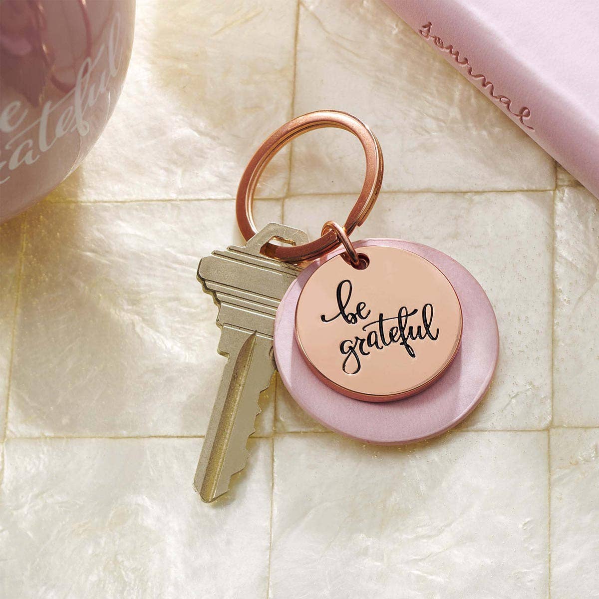 Christian Art Gifts - Wholesale Keychain - Women's - Keychain Be Grateful3