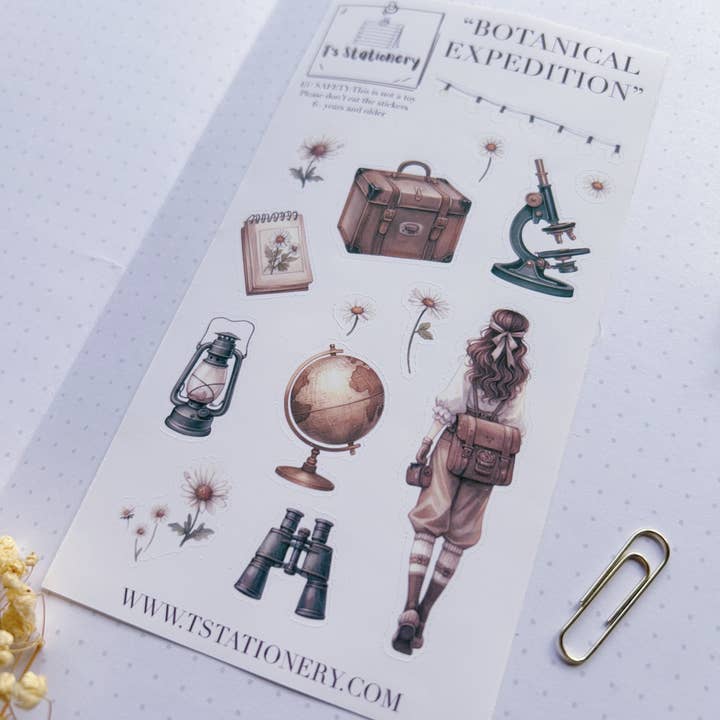 T's Stationery - Wholesale Sticker - "Botanical Expedition" Sticker Sheet5