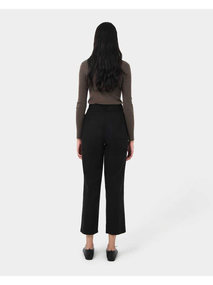 Forcast - Wholesale Pants - Women's - Forcast Women's Mazzy Cotton Belted Trousers4