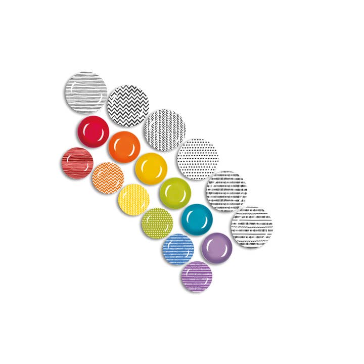 multicolour 18 Crazy Line Dinnerware Set for wholesale on Faire1