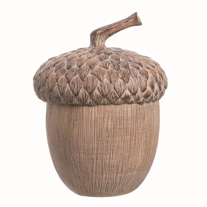 Transpac - Wholesale Ornament - Transpac Res Autumn Acorn Container Fall/Harvest Home Décor