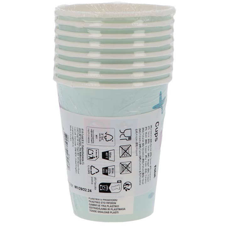 Folat BV - Wholesale Disposable Cup - Cups - Mermaid Magic - 250 ml - 8 stuks3