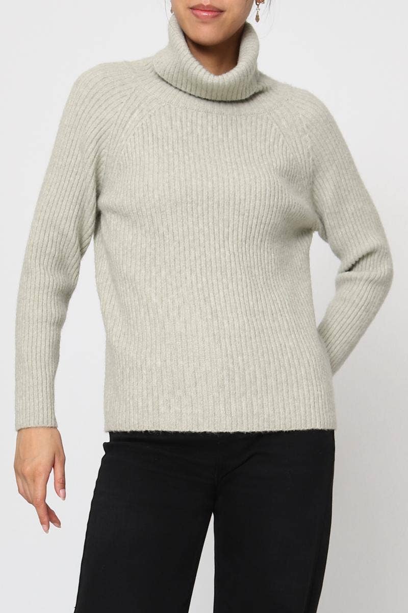 DIX-ONZE - Vente Pull en maille – femme - Pull Maille Côtelée – Col Roulé & Manches Longues32