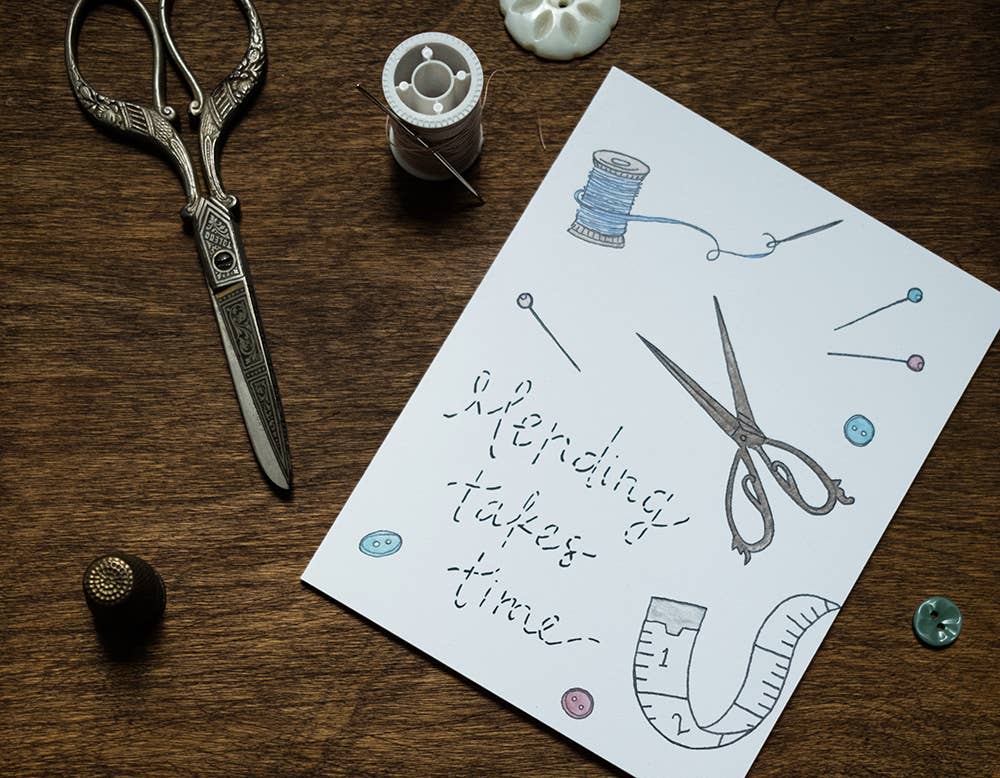 Lacelit | Stationery & Gifts by Kimberly Kuniko - Wholesale Get Well Card - Mending Takes e: Comfort Get Well Card3