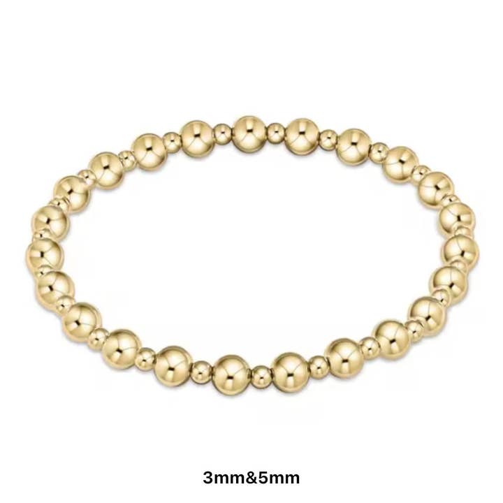 Curated By Suarez - Wholesale Beaded Bracelet - Classic Multi Mixed Beaded Waterproof Non-Tarnish Bracelets10