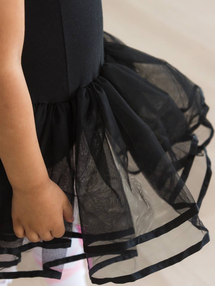 Noir Justaucorps de danse ballet noir pour filles avec tutu signature en vente sur Faire4