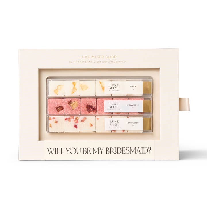 TEASPRESSA | LUXE Mixer Cube - Wholesale DIY Drink Kit - Bridesmaid Proposal Champagne Kit 0