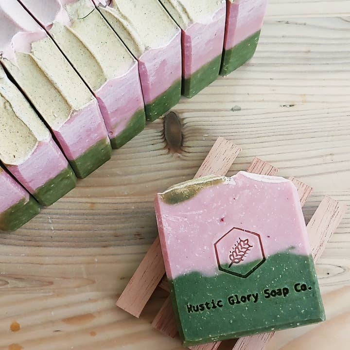 Rustic Glory Soap Company - Wholesale Bar Soap - Rosewater & Aloe Soap