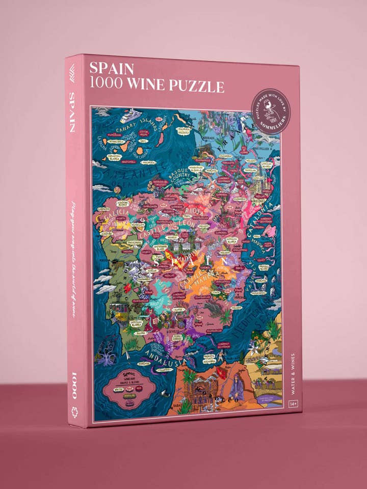 Spain Wine Puzzle for wholesale by Water & Wines US