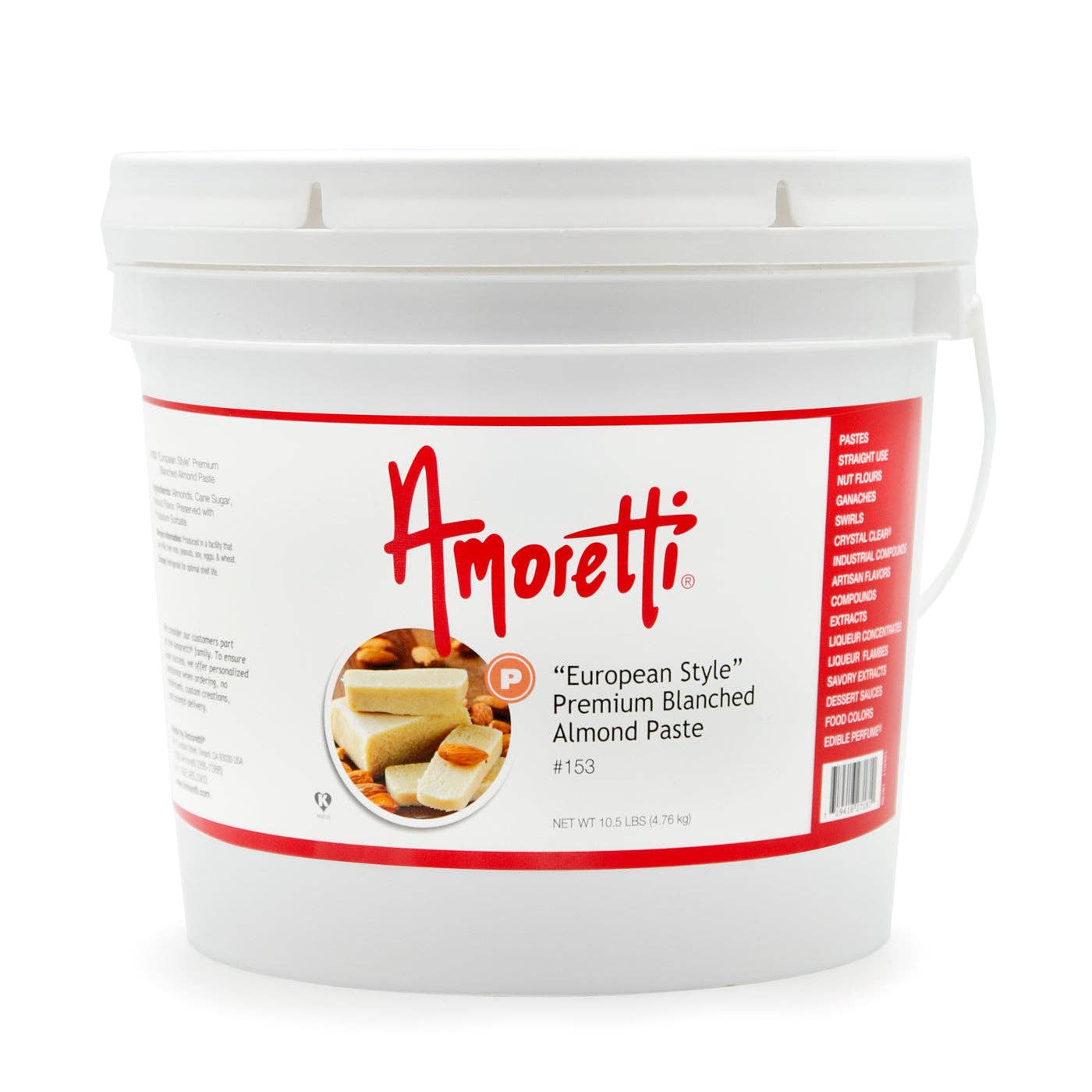 Amoretti - Wholesale Nut Butter - "European Style" Premium Blanched Almond Paste (natural flavors)1