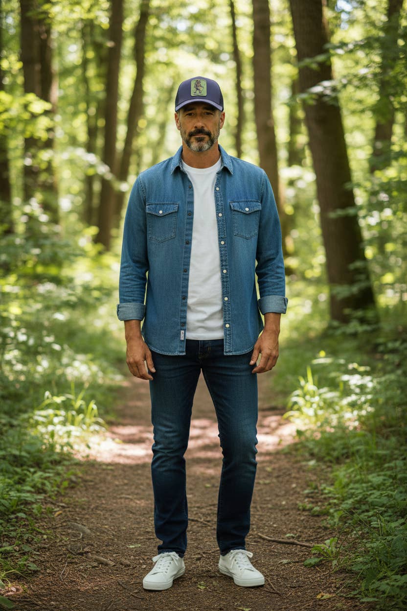 PNW Apparel – boné - Unissexo por atacado – Chapéu de caminhoneiro Sasquatch11