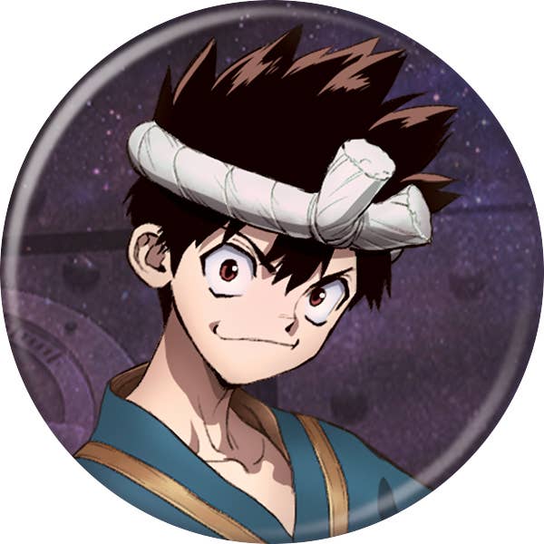 Dr. Stone S4 Chrome Button for wholesale by Ata-Boy