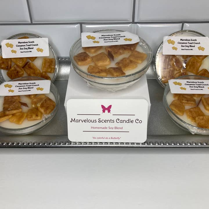 Marvelous Scents Candle Co - Wholesale Grappige kaars - Cereal op zaterdagochtend - Mini 3oz.