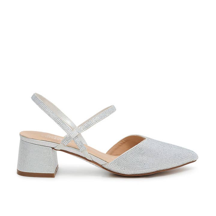 Closed Toe Low Block Heel for wholesale by De Blossom Collection