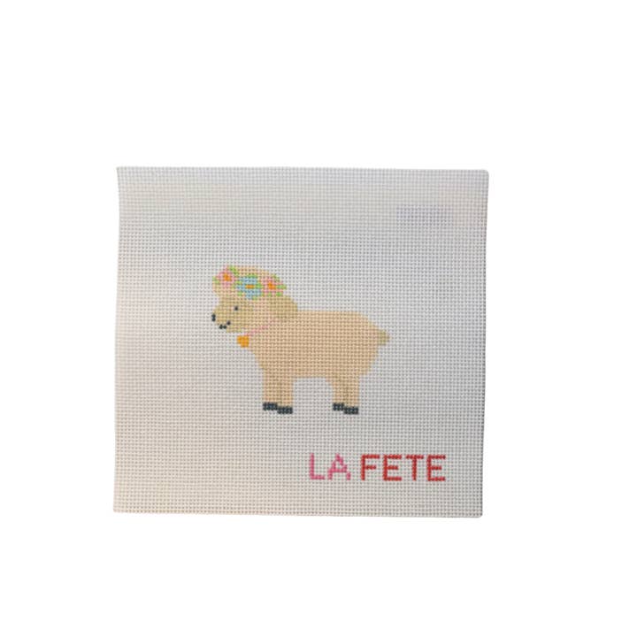 Pecora Tela Ricamata a Mano per la vendita all'ingrosso da parte di La Fete Needlepoint