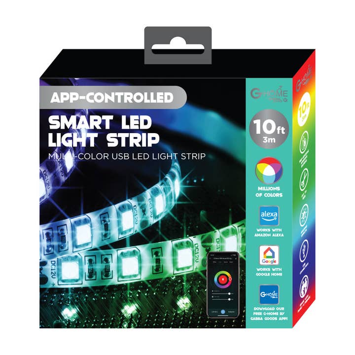 Gabba Goods - Wholesale String Lights - G-Home Smart (Wifi) App Controlled Color Changing