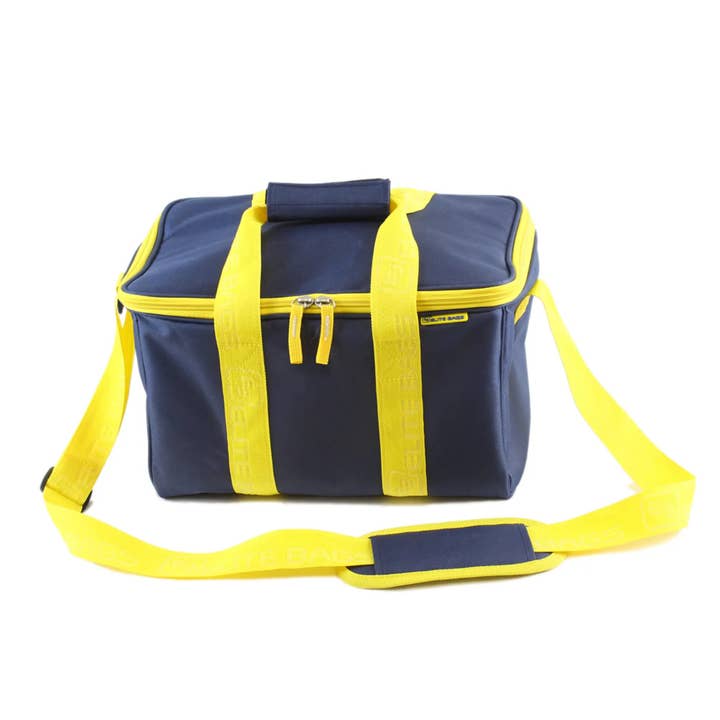 Mallette médicale MULTY - Bleu / Bandoulière Jaune - Elite bags pour la vente par My Podologie