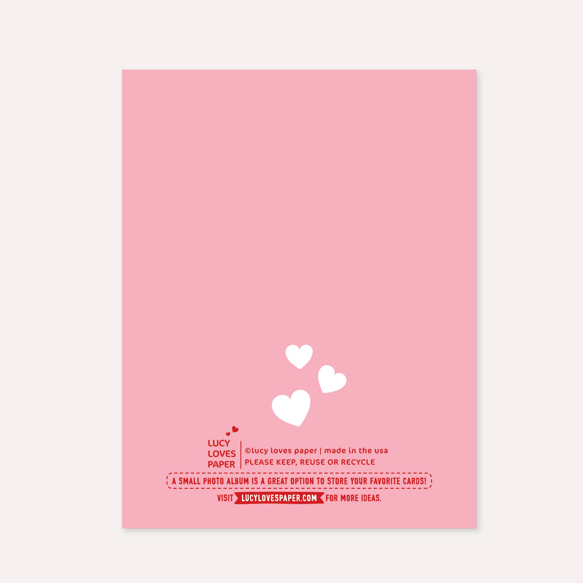 Lucy Loves Paper - Wholesale Thank You Card - Making Me Feel So Loved Thank You Card (A2)1