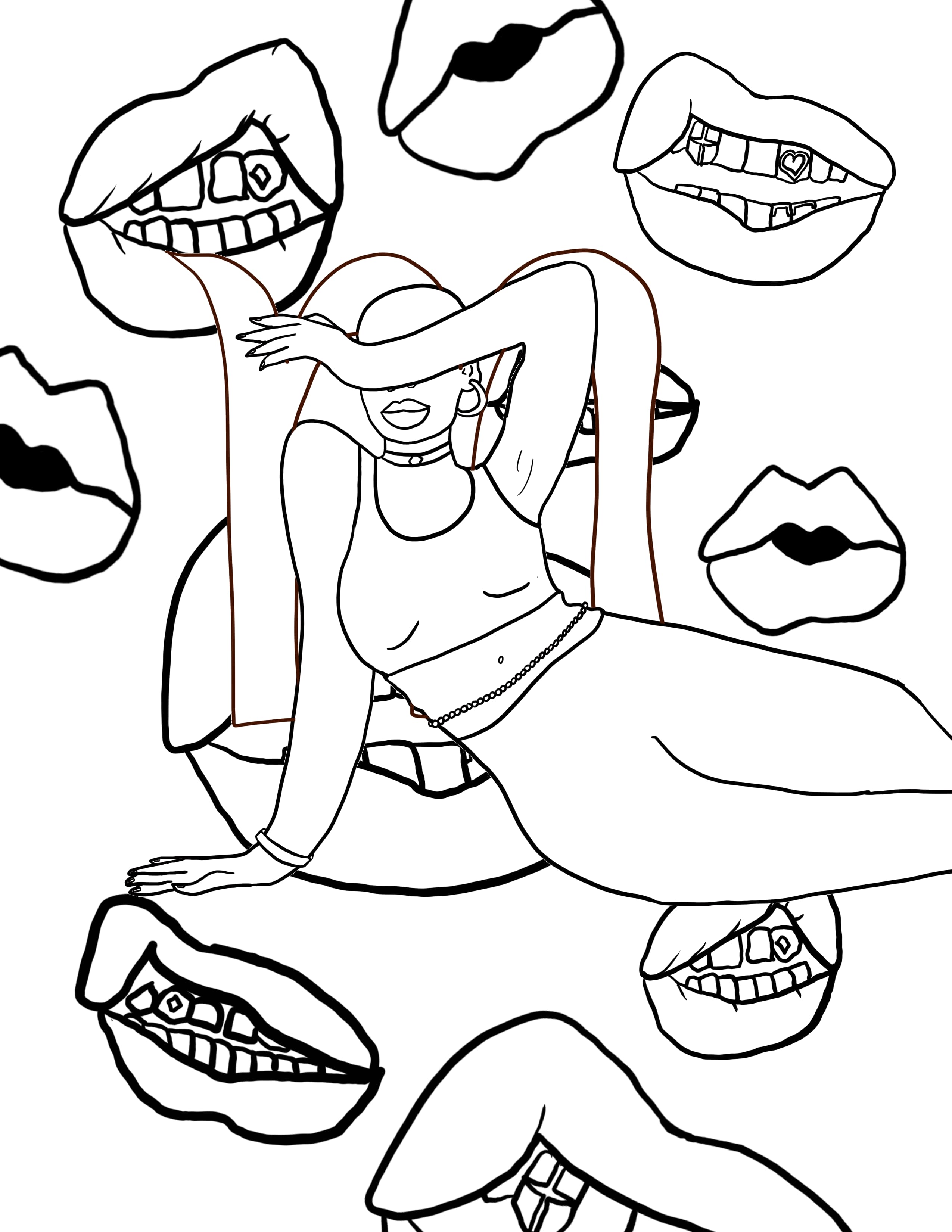 Illustrated Melanin - Wholesale Book - Adult - Find Joy Through Color: A Melanin- Filled Coloring Book5