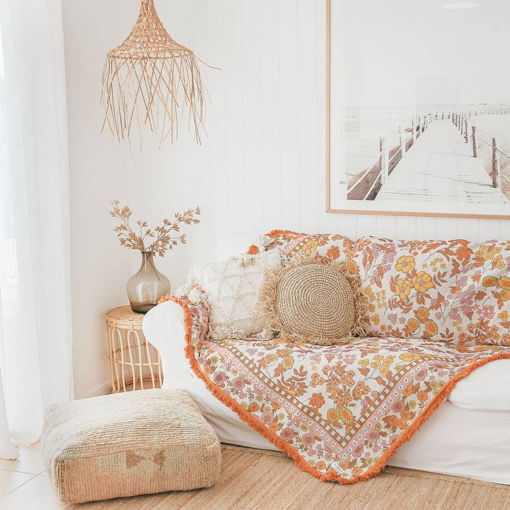 Sunni Scenes - Wholesale Area Rug - Poppy - Picnic Beach Throw Rug - XL3