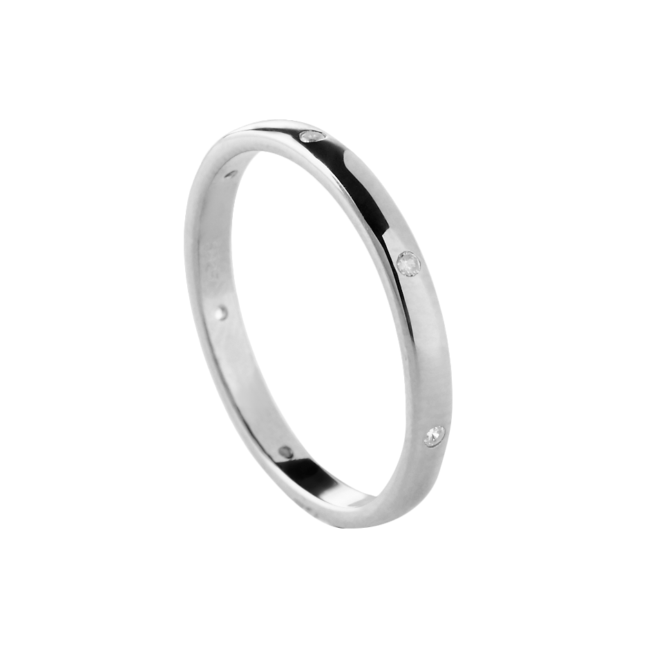 MURONA - Wholesale Band/Stacked Ring - Roy Silver0