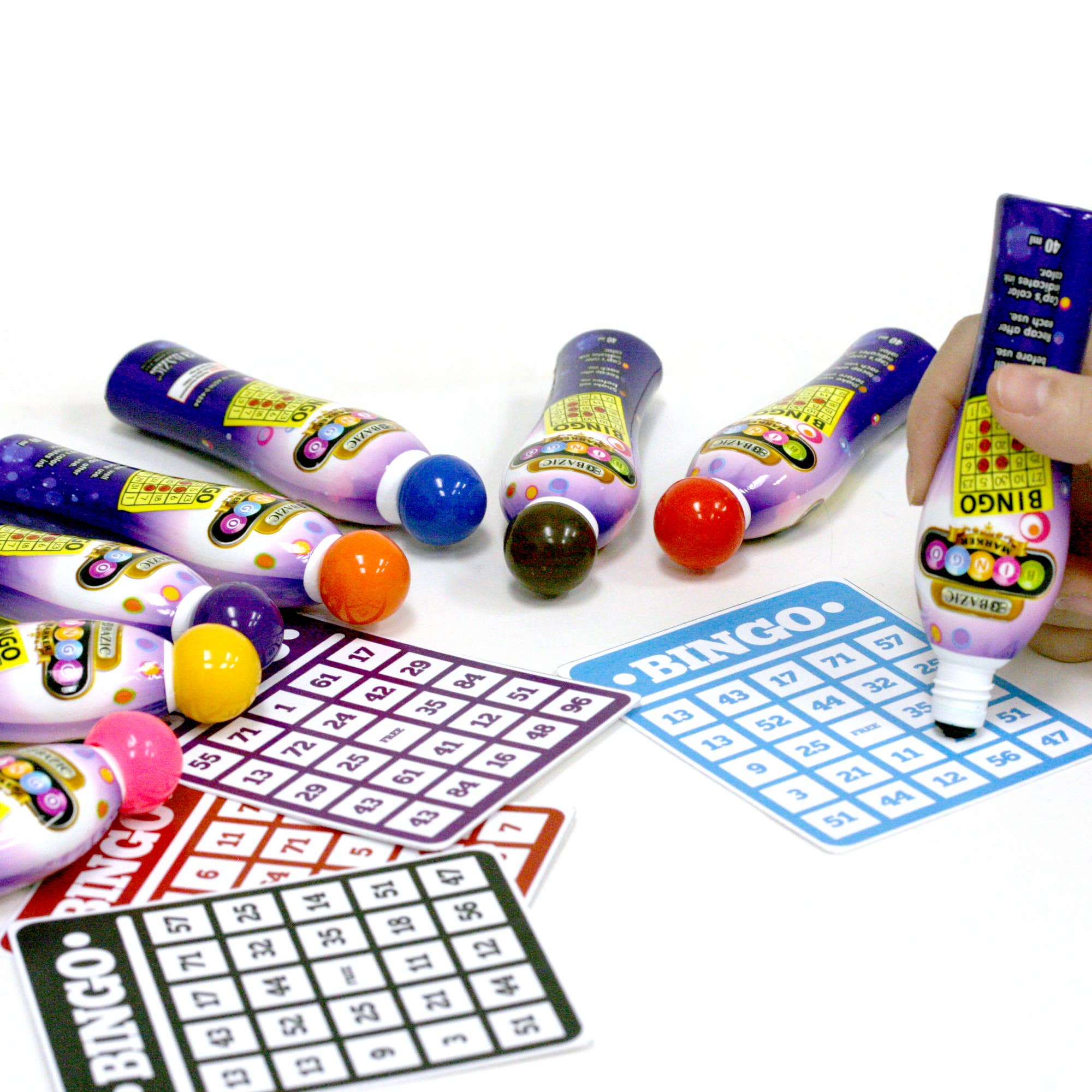 BAZIC Products - Vente Marqueurs - Marqueur de Bingo 40 ml assorti5
