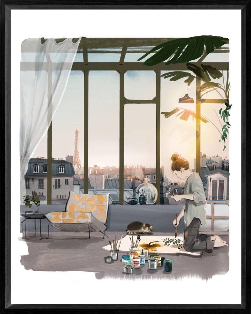 Atelier Contemporain - Wholesale Art Print - Fine Art Print - "The Artist" - S.Griotto3