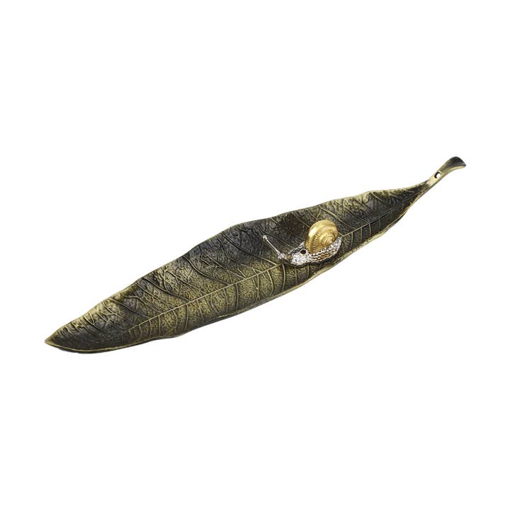 Leaf Incense Burner – Bronze Finish for wholesale by Original Source