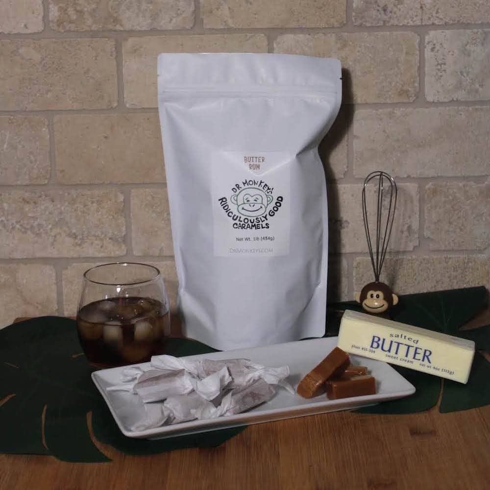 Dr. Monkey's Ridiculously Good Caramels - Wholesale Caramel - Butter Rum3